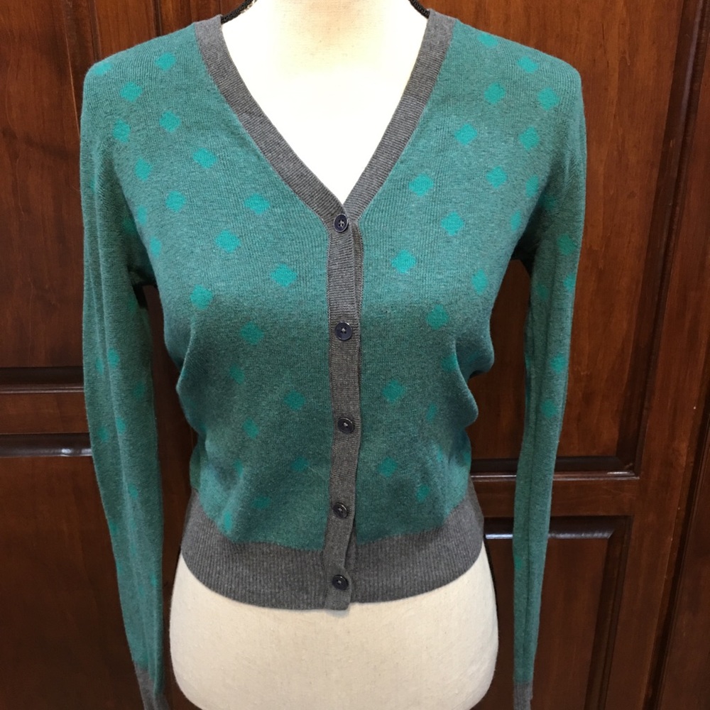 CAbi super soft waist length cardigan.